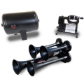 Picture of Kleinn Quad Black Horn Kit w/ 130 PSI Air Compressor / 1.0 gal Air Tank