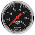 Picture of AutoMeter Gauge Boost 2-1/16in. 35 PSI Mechanical Traditional Chrome