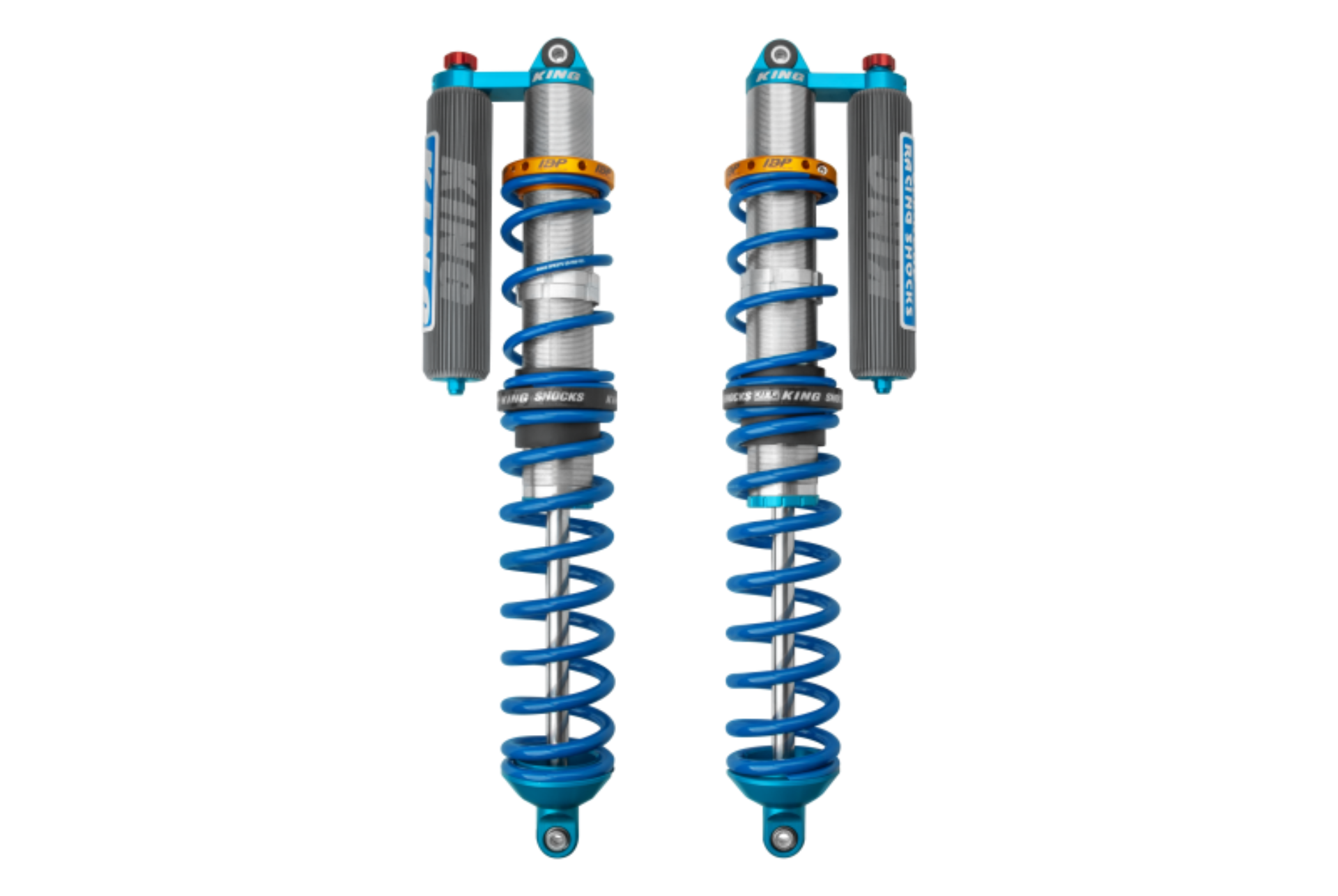 Picture of King Shocks Can Am Maverick R 3.0 Front Coilover w/ Adj & Finned Res (req. Trimming)