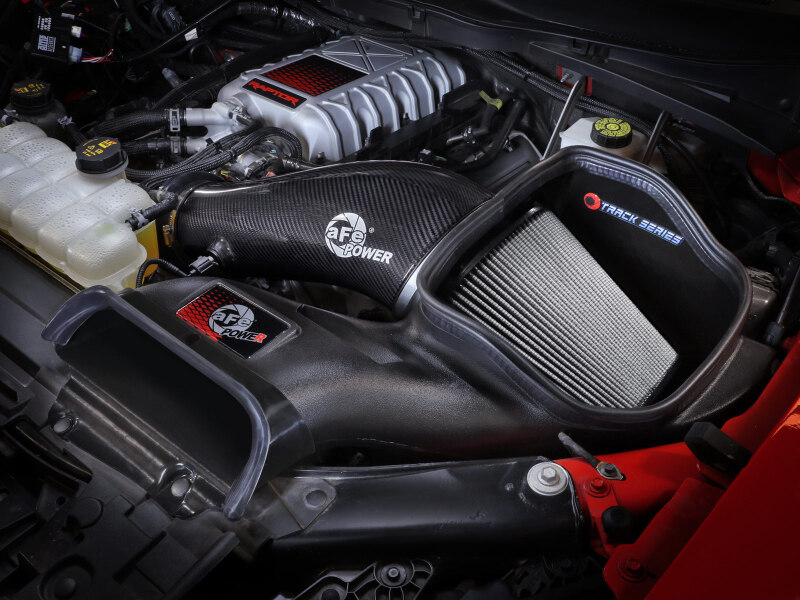 Picture of aFe 23-24 Ford F150 Raptor R V8 5.2L Supercharged Track Series Air Intake w/ PDS Filter