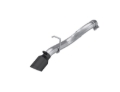 Picture of MBRP 18-24 Jeep Wrangler 3.6L T409 Stainless Steel 2.5in Axle-Back Turn Down Exit - Black Tip