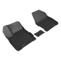 Picture of 3D MAXpider 2023 Kia EV6 Kagu Black Floor Mat - Row 1 (3pc)