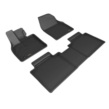 Picture of 3D MAXpider 19-23 Subaru Solterra Kagu Black Floor Mat - Row 1/2