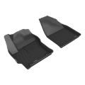 Picture of 3D MAXpider 22-23 Toyota Corolla Cross AWD Kagu Black Floor Mats - Row 1
