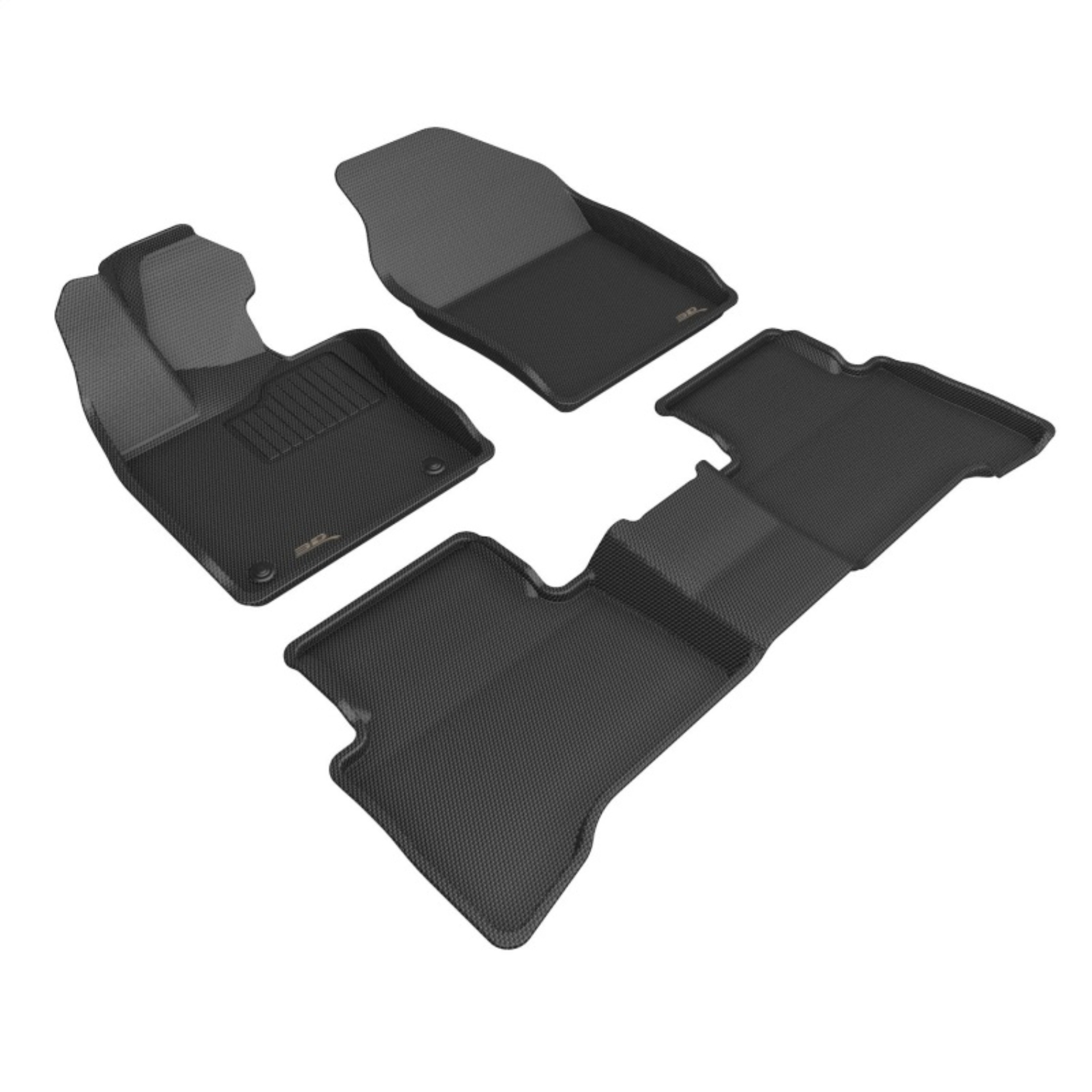 Picture of 3D MAXpider 2023 Toyota Prius Kagu Black Floor Mat - Row 1/2