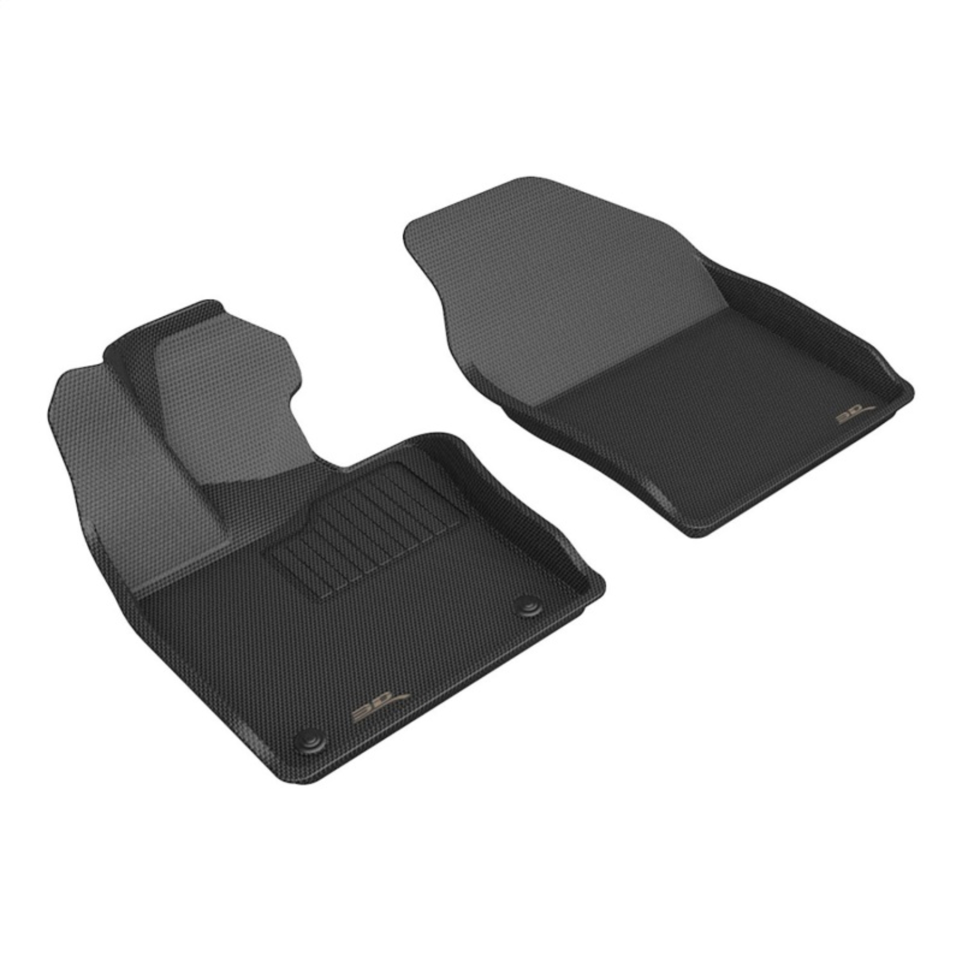 Picture of 3D MAXpider 2023 Toyota Prius Kagu Black Floor Mat - Row 1
