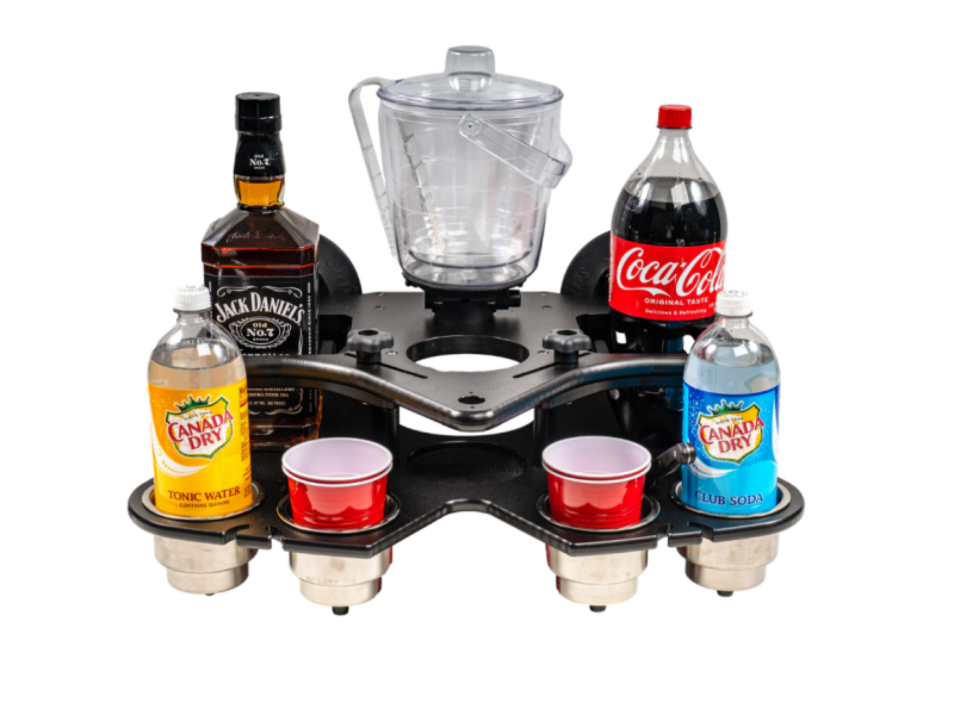 Picture of SeaSucker Double Decker Party Barge Portable Bar - Black