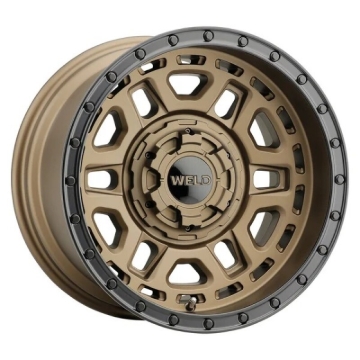 Picture of Weld Off-Road Crux 22x12in / 6x135 BP / ET -44 / 106.1mm Bore - Satin Bronze/Satin Black Ring Wheel