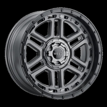 Picture of Weld Off-Road Crux 20x10in / 6x135 BP / ET -18 / 106.1mm Bore - Satin Gunmetal / Satin Black Wheel