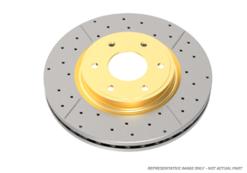Picture of DBA 94-97 Land Rover Defender 90 Front Street Drilled & Slotted Rotor