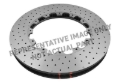 Picture of DBA 2017 Dodge Durango Front 5000 Series Drilled Ring w/NAS Nuts