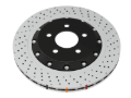 Picture of DBA 09-16 Cadillac CTS V Front Left 5000 Series 2-Piece Drilled Rotor w/Black Hat