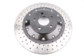 Picture of DBA 16-18 Ford Focus RS Front 5000 Series 2-Piece Drilled Rotor w/Black Hat