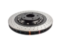 Picture of DBA 22-23 Hyundai Kona N Front 5000 Series 2-Piece Drilled Rotor w/Black Hat