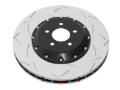 Picture of DBA 17-23 Tesla Model 3 (w/355mm Front Rotor) Front 5000 Series 2-Piece Slotted Rotor w/Black Hat