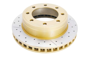 Picture of DBA 99-04 Ford F-250 Super Duty (w/Rear Rotor) 4WD Front Street Drilled & Slotted Rotor