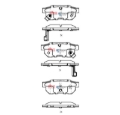 Picture of DBA 90-01 Acura Integra Rear SSEV Street Series Brake Pads