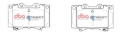 Picture of DBA 98-07 Lexus LX470 Front Street Series Brake Pads