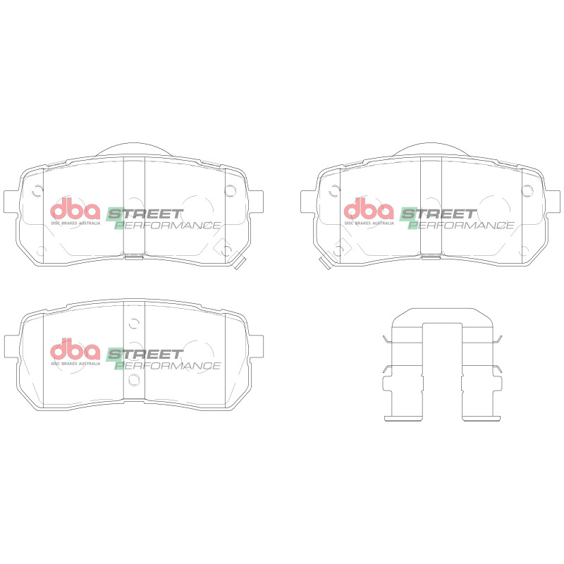 Picture of DBA 07-12 Hyundai Veracruz Rear SP Performance Brake Pads