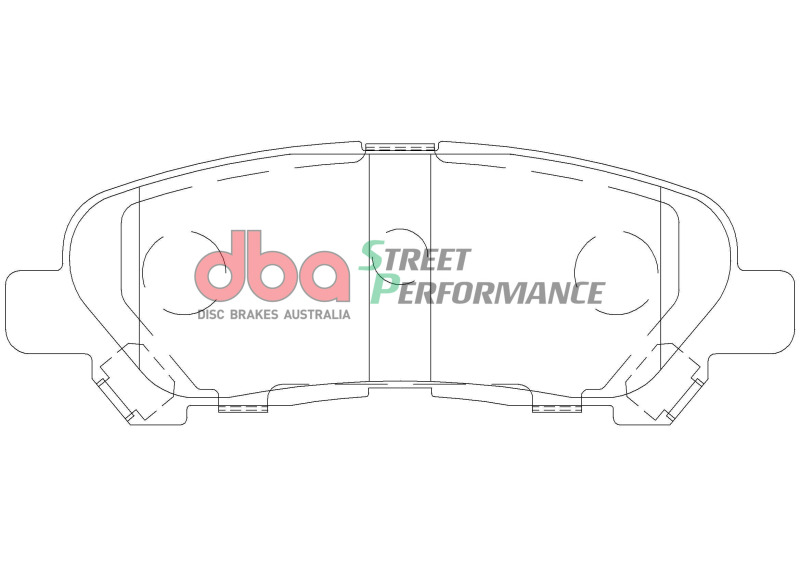 Picture of DBA 08-13 Toyota Highlander Rear SP Performance Brake Pads