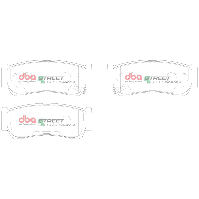 Picture of DBA 07-09 Hyundai Santa Fe Rear SP Performance Brake Pads