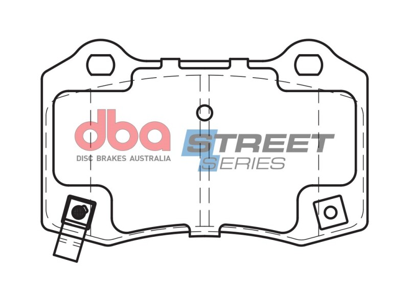 Picture of DBA 06-13 Dodge Charger SRT8 Rear Street Series Brake Pads