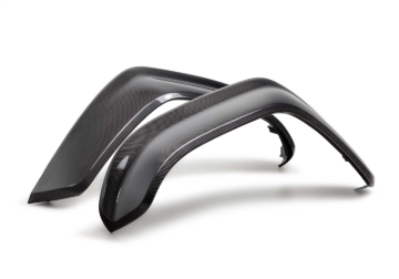 Picture of Ford Racing 22-24 Ford Bronco Raptor Carbon Fiber Front Fender Flare Set - Gloss Finish