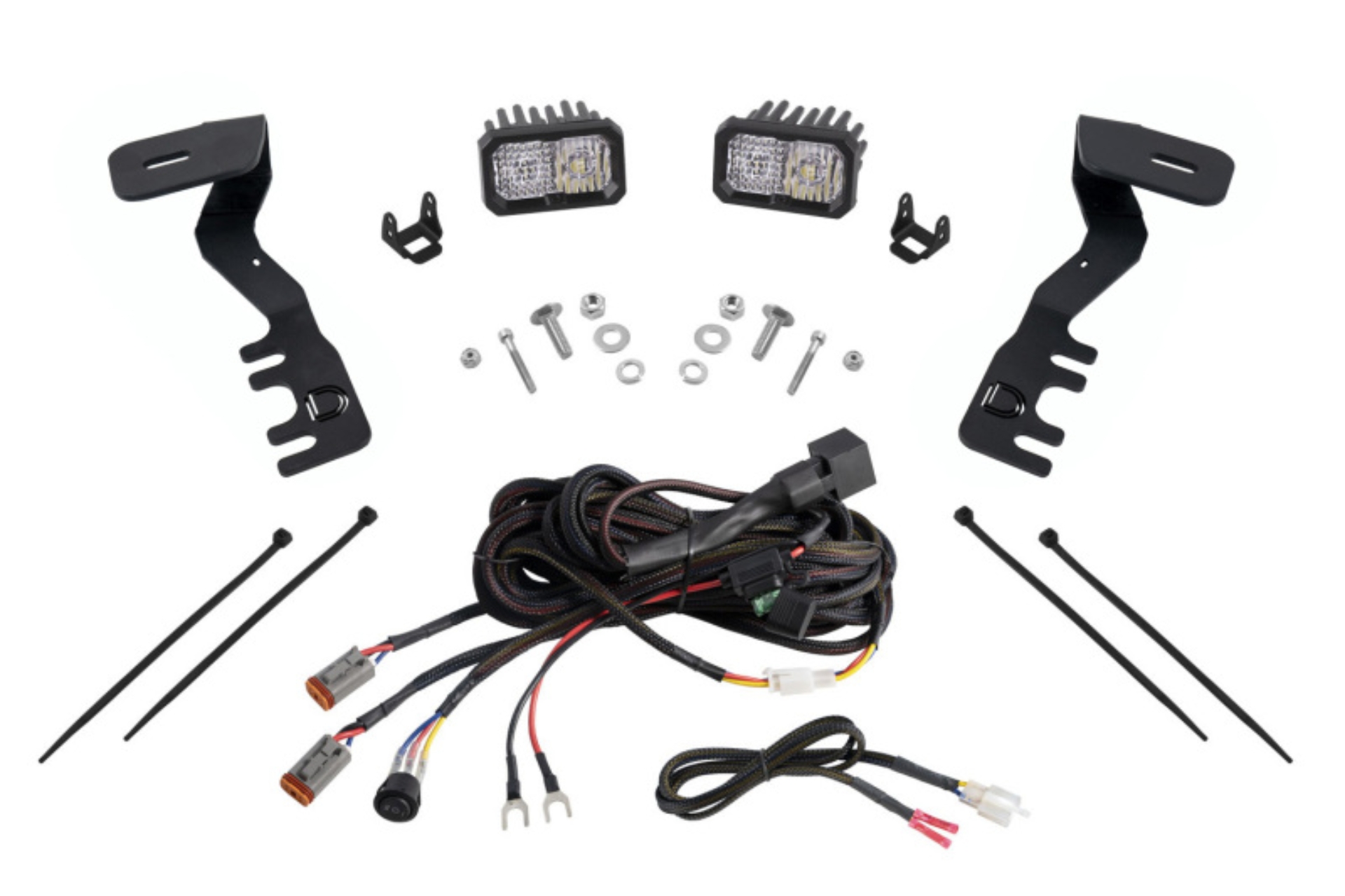 Picture of Diode Dynamics 2024+ Toyota Tacoma Stage Series 2in LED Ditch Light Kit - Pro White Combo