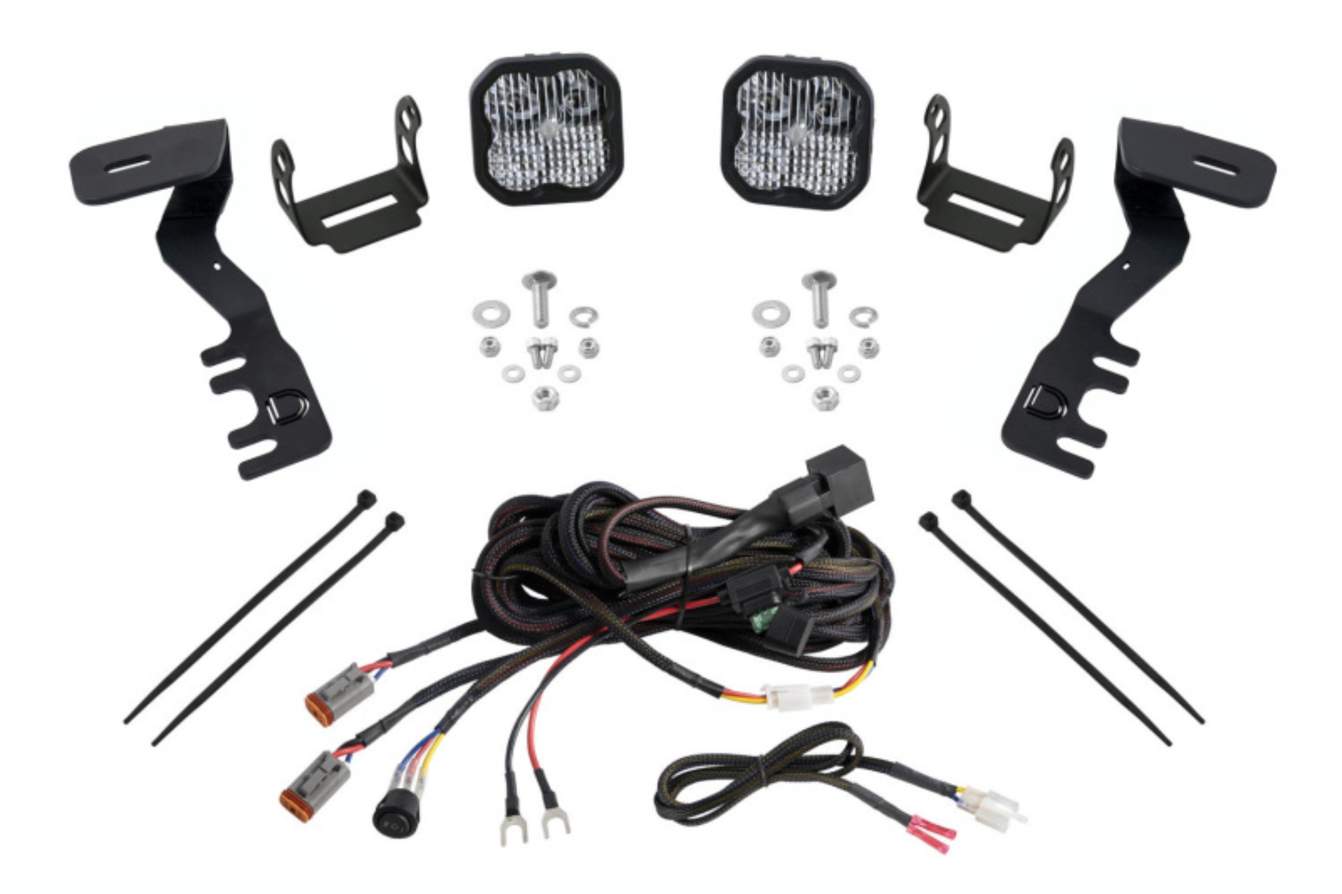 Picture of Diode Dynamics 2024+ Toyota Tacoma SS3 LED Ditch Light Kit- Sport White Combo
