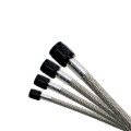 Picture of Nitrous Express Stainless Braided 18ft Sho Hose - Black