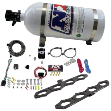 Picture of Nitrous Express 2018+ Ford 5.0L Coyote Dry Direct Port Plate System w/10lb Bottle