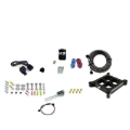 Picture of Nitrous Express Dry Single Entry Billet Crossbar Plate System 100-500hp (4150 Flange) w/o Bottle