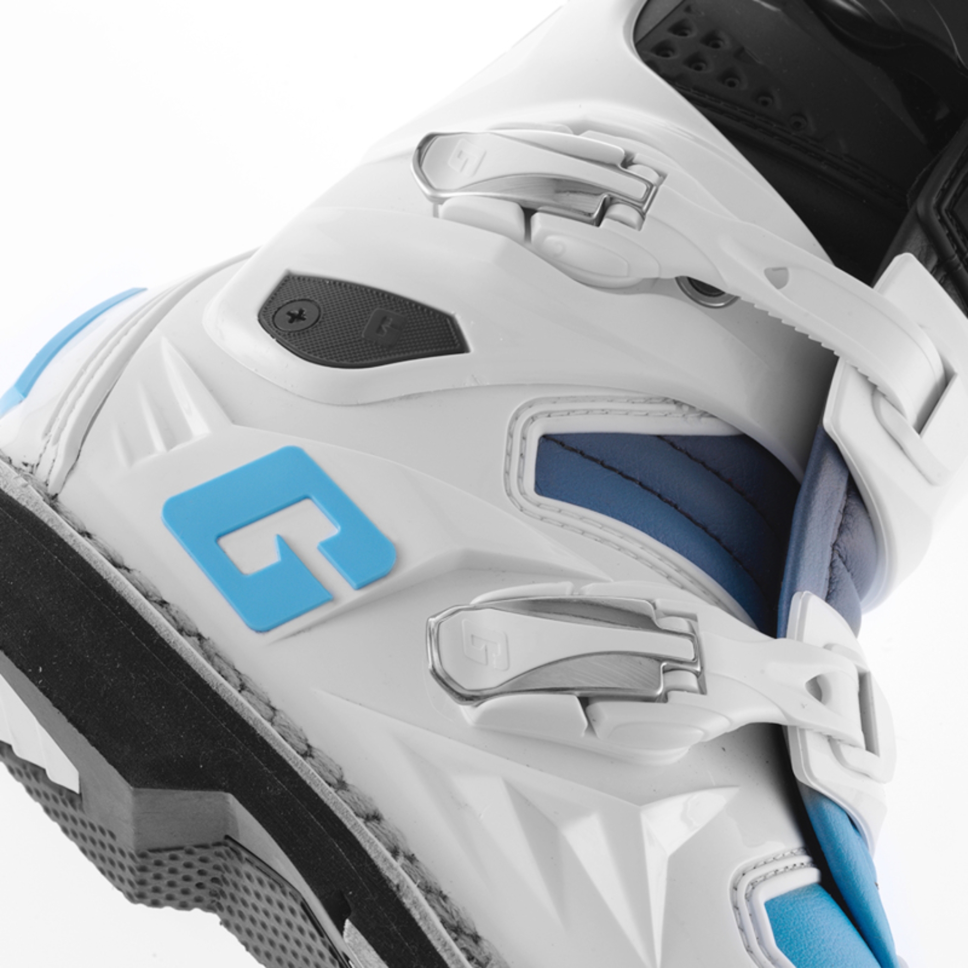 Picture of Gaerne SG12 Limited Edition Boot Black/White/Carolina Blue - Size 10