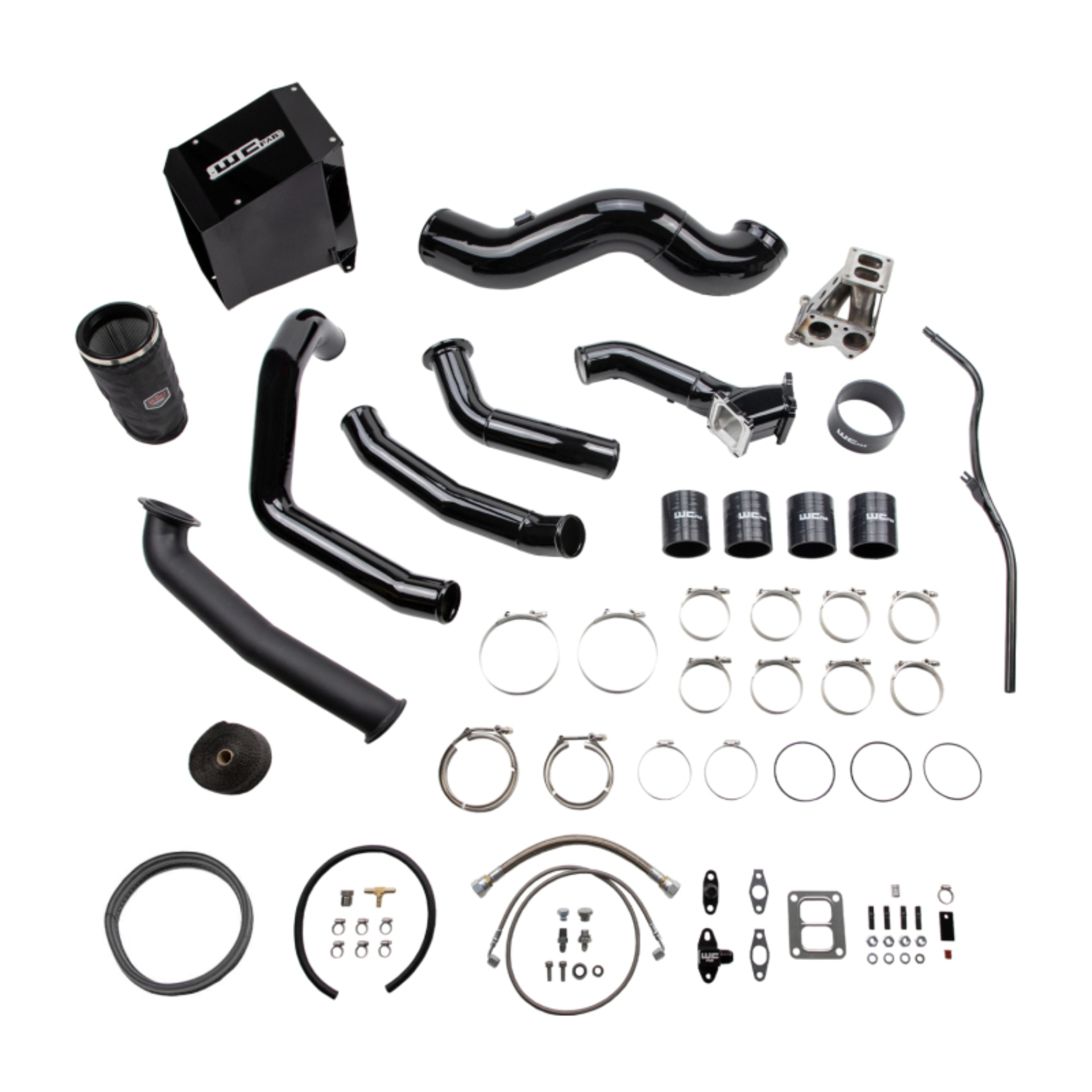 Picture of Wehrli 01-04.5 Chevrolet 6.6L LB7 Duramax S400 Turbo Install Kit (No Turbo) - Illusion Purple