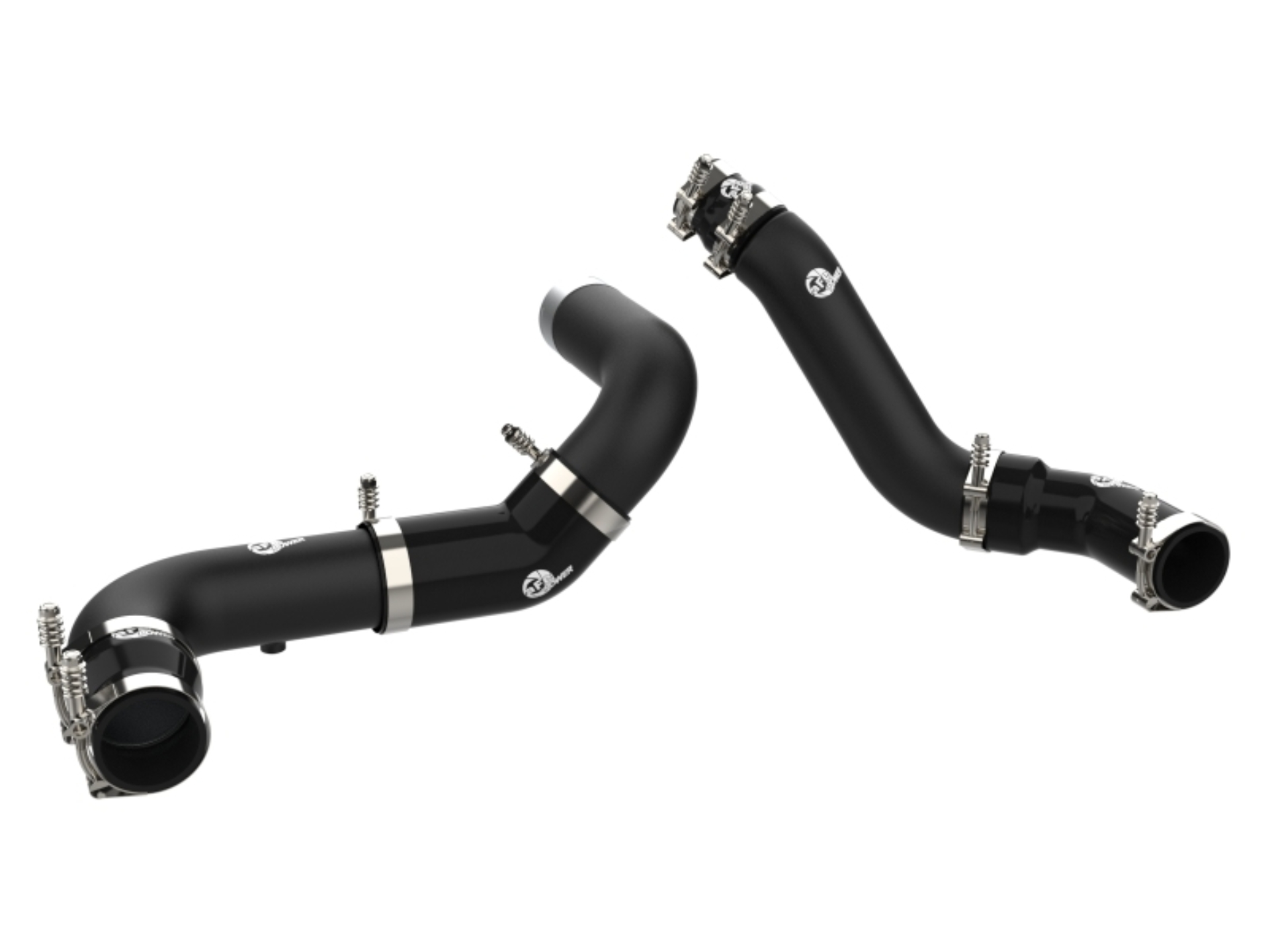 Picture of aFe 16-19 RAM 1500 V6 3.0L (TD) BladeRunner 3in Aluminum Hot & Cold Charge Pipe Kit - Black
