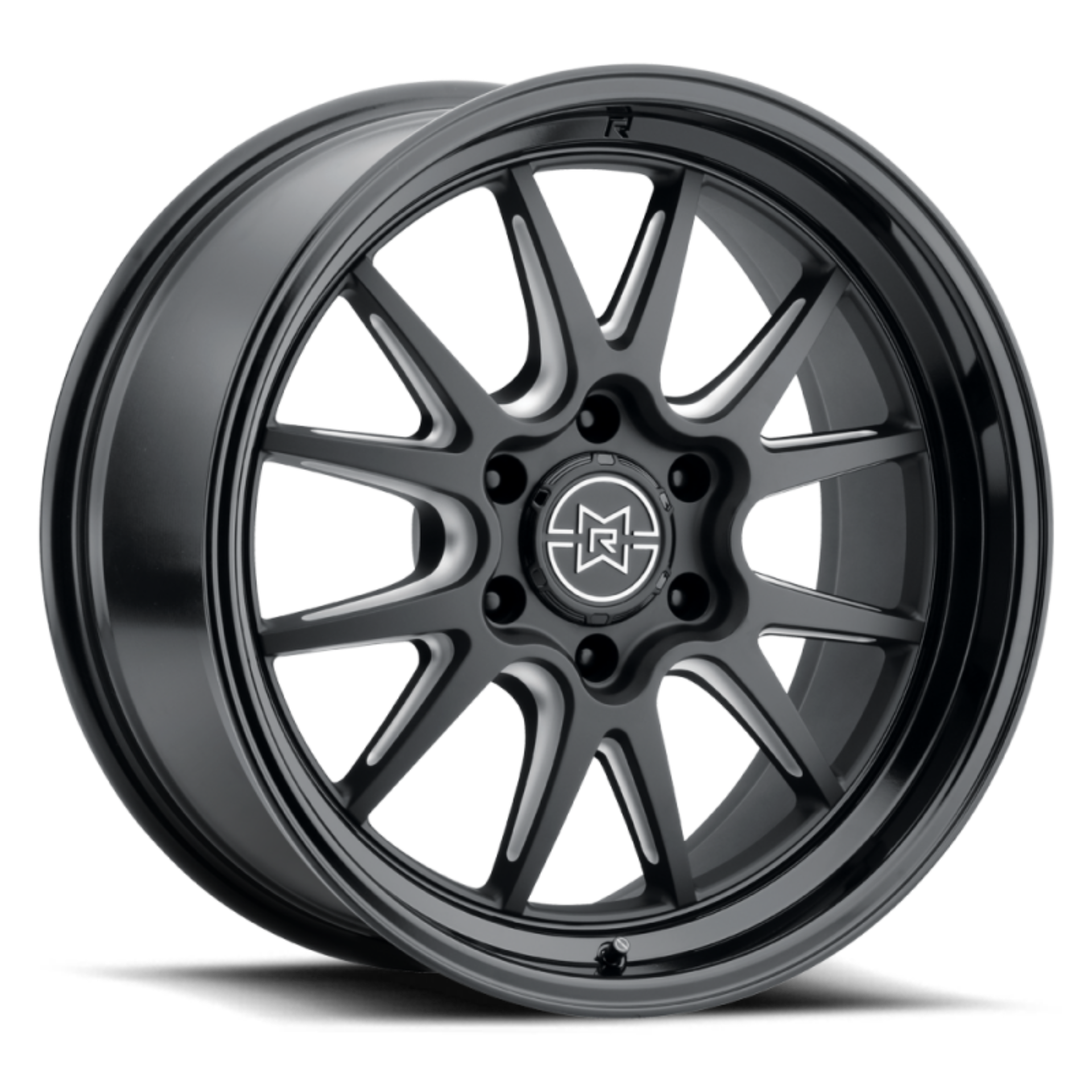 Picture of Method Raised MR802 20x10 / 5x5 BP / -18mm Offset / 71.5mm Bore - Double Black Milled Wheel