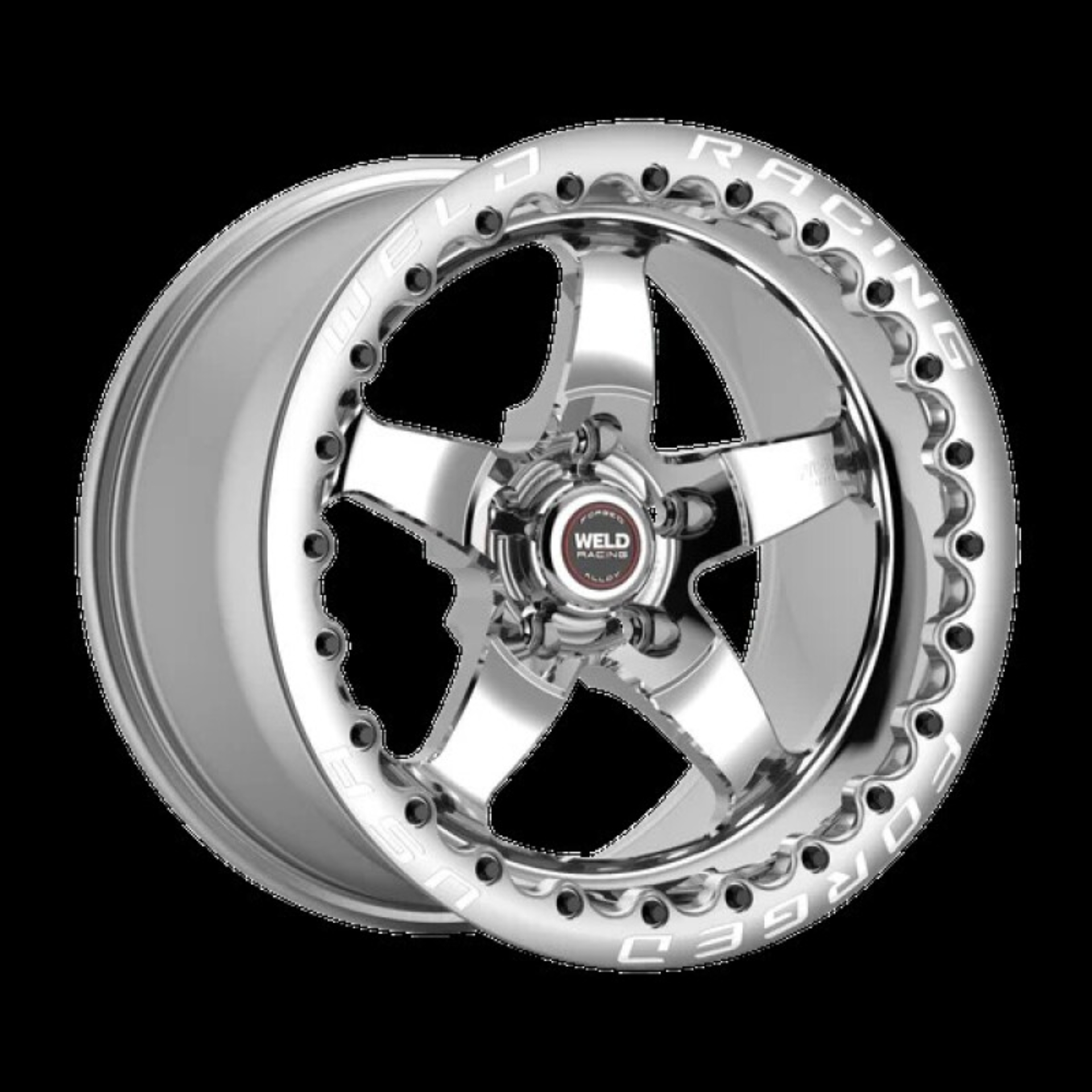 Picture of Weld S71 15x10 / 5x4.75 BP / 7.5in. BS Polished Wheel - Polished Single Beadlock MT