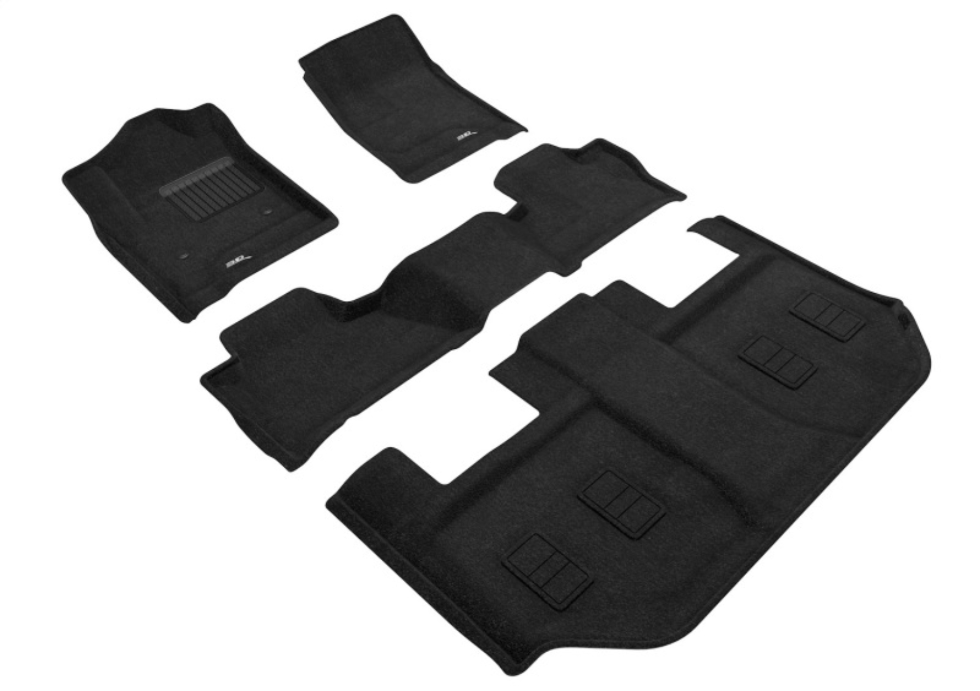 Picture of 3D MAXpider 15-20 Chevrolet Suburban With Bucket 2Nd Row Elegant Black R1 R2 R3