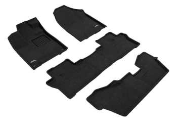 Picture of 3D MAXpider 16-22 Honda Pilot 8-Passenger Elegant Black R1 R2 R3
