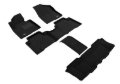 Picture of 3D MAXpider 13-18 Hyundai Santa Fe 6 & 7 Seats / Hyundai Santa Fe Xl 19 Elegant Black R1 R2 R3