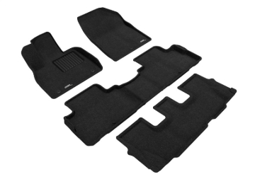 Picture of 3D MAXpider 20-24 Hyundai Palisade 8-Seat Elegant Black R1 R2 R3