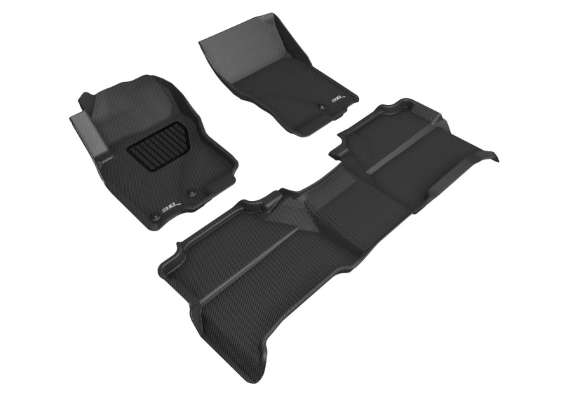 Picture of 3D MAXpider 05-19 Nissan Frontier Crew Cab With R2 Subwoofer Kagu Black R1 R2 (2 Eyelets)