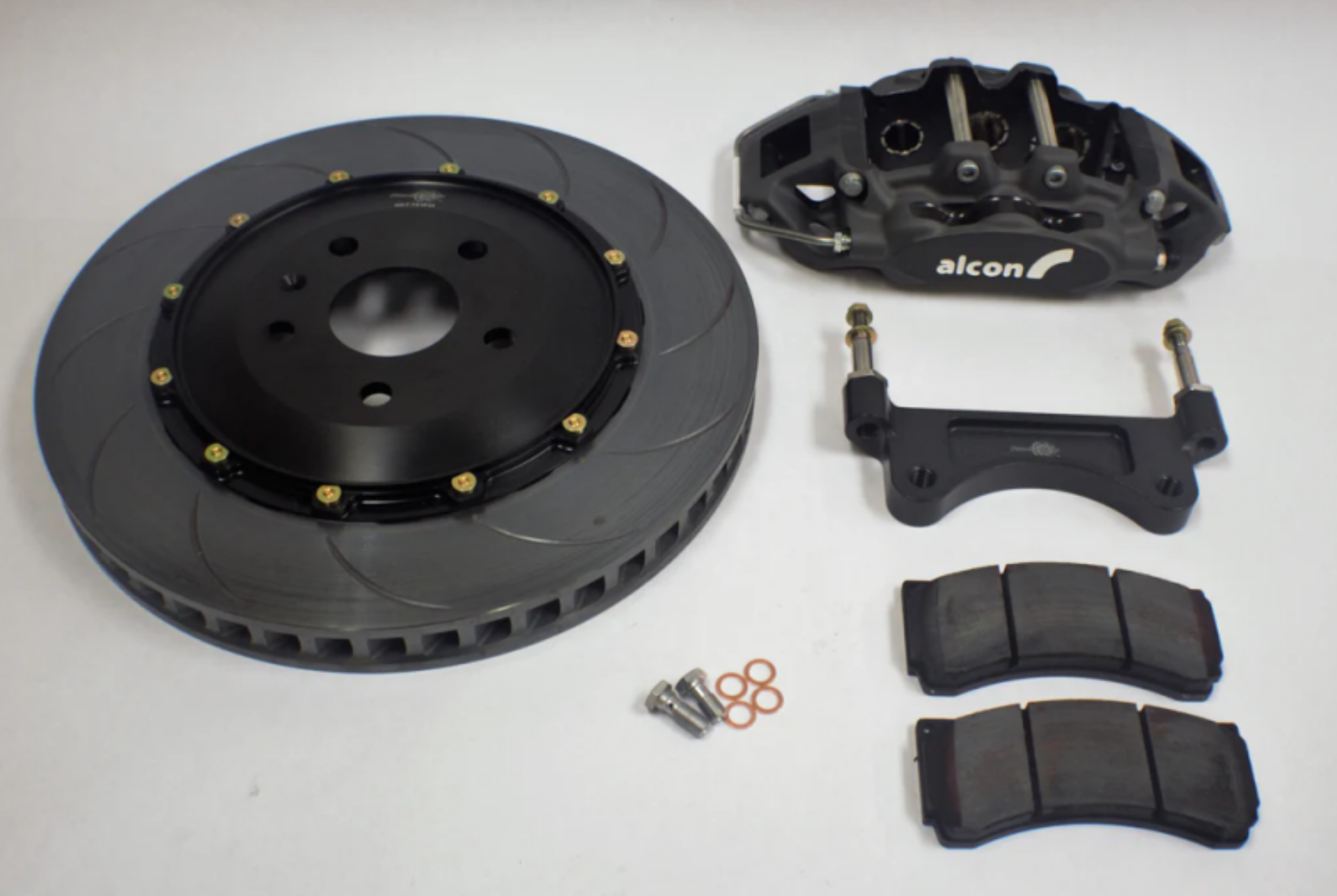 Picture of Alcon Chevrolet Corvette C8 (OEM Wheels) 6 Piston 380x36mm Front Street Kit - Anodized