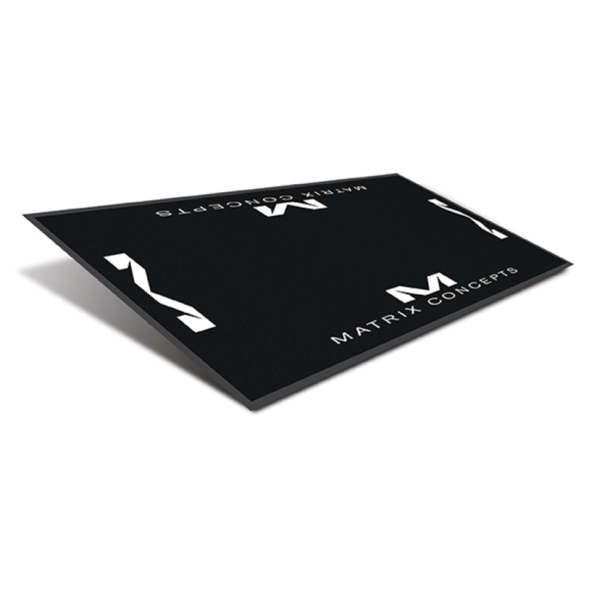 Picture of Matrix Concepts M40 Carpeted 3.5 Foot X 7 Foot Mat - Black/White