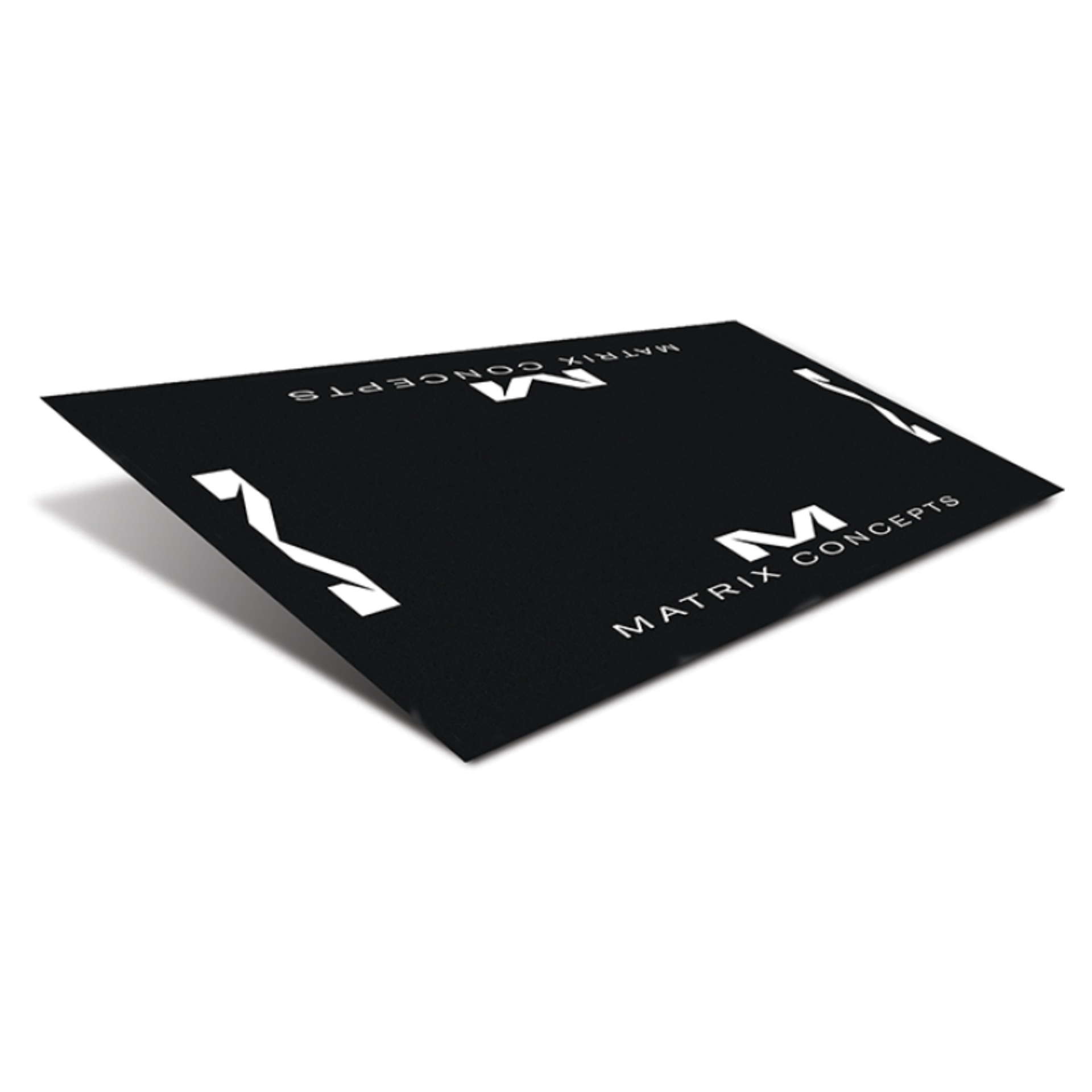 Picture of Matrix Concepts M80 Carpeted 4 Foot X 8 Foot Mat - Black/White