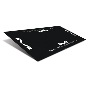 Picture of Matrix Concepts R1 Rubber 3MM 3 Foot X 6 Foot Floor Mat - Black/White