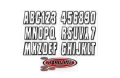 Picture of Hardline Boat Lettering Registration Kit 3 in. - 320 Transparent Clear/Black