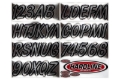 Picture of Hardline Boat Lettering Registration Kit 3 in. - 400 Chrome/Black