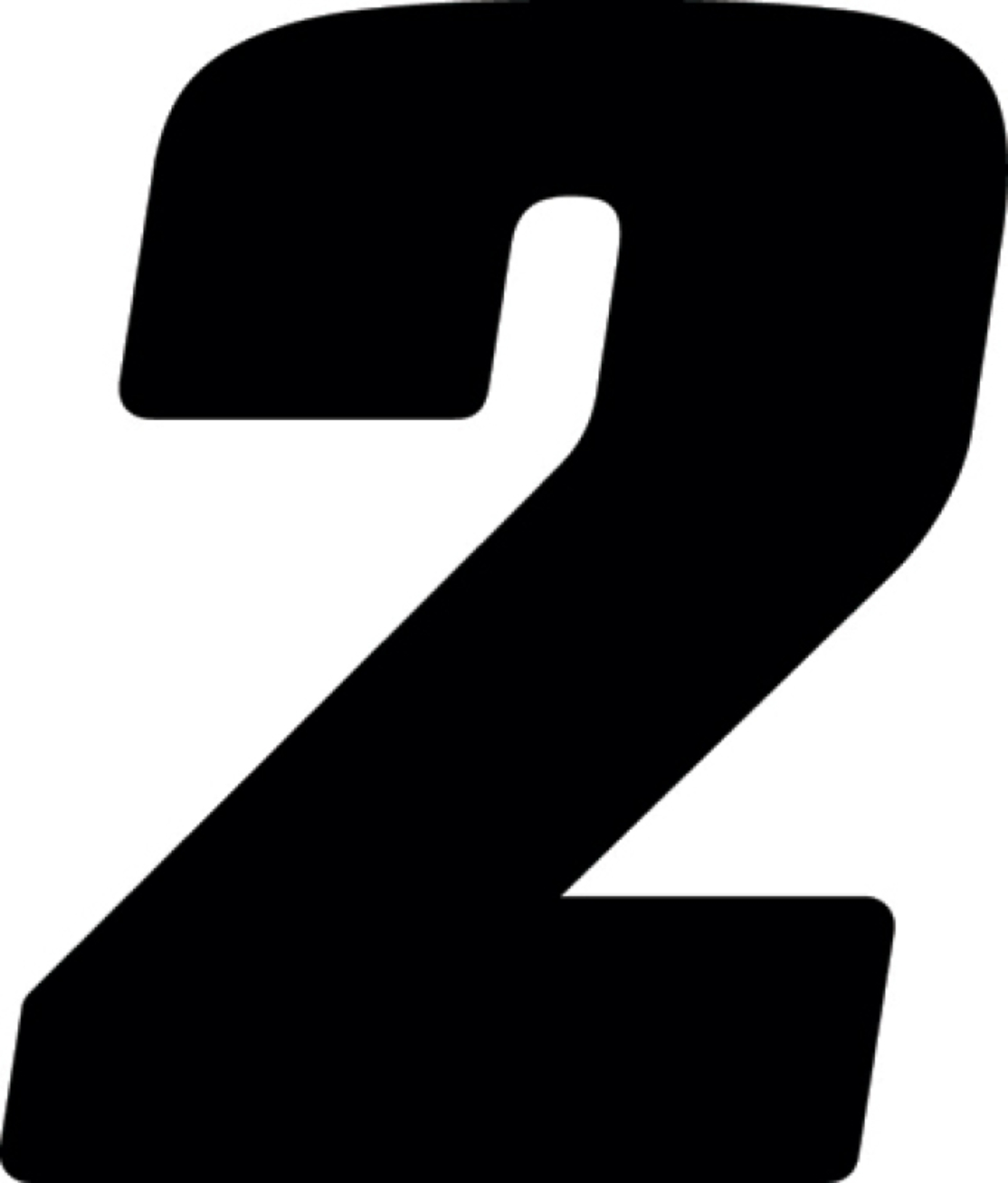 Picture of Hardline Dirt Digits 3pk 5.5 in. - High Gloss Number 2 - Black