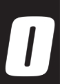 Picture of Hardline Dirt Digits 3pk 5.5 in. - High Gloss Number 0 - White